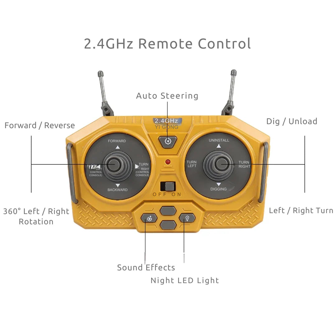 Remote-Control Excavator